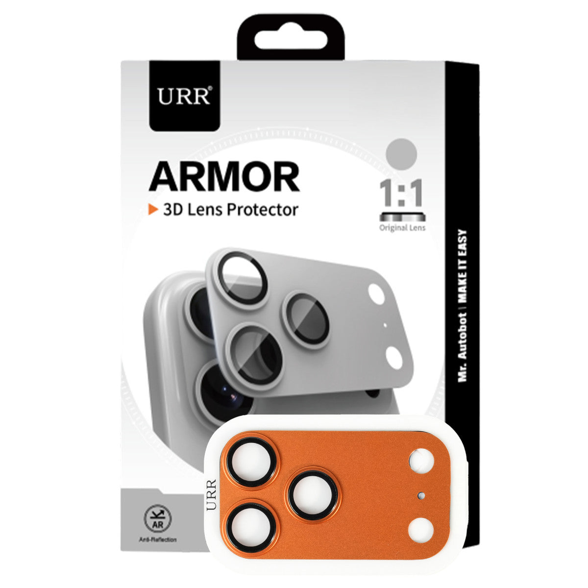 URR Apple iPhone 17 Pro Armor 3D Kamera Lens Koruyucu